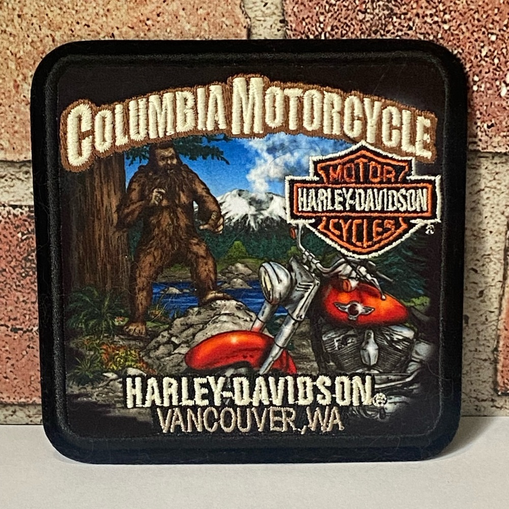 Sasquatch Harley-Davidson Vancouver WA Columbia Motorcycle Leather Vest Patch